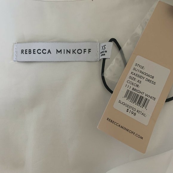 REBECCA MINKOFF White Kassidy Midi Shirt Dress - Picture 4 of 7